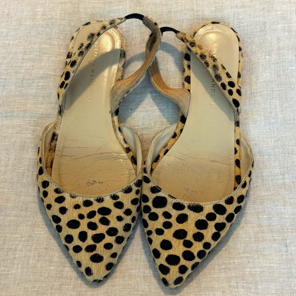 Loeffler Randall Pony Hair Animal Flats - Picture 1 of 7